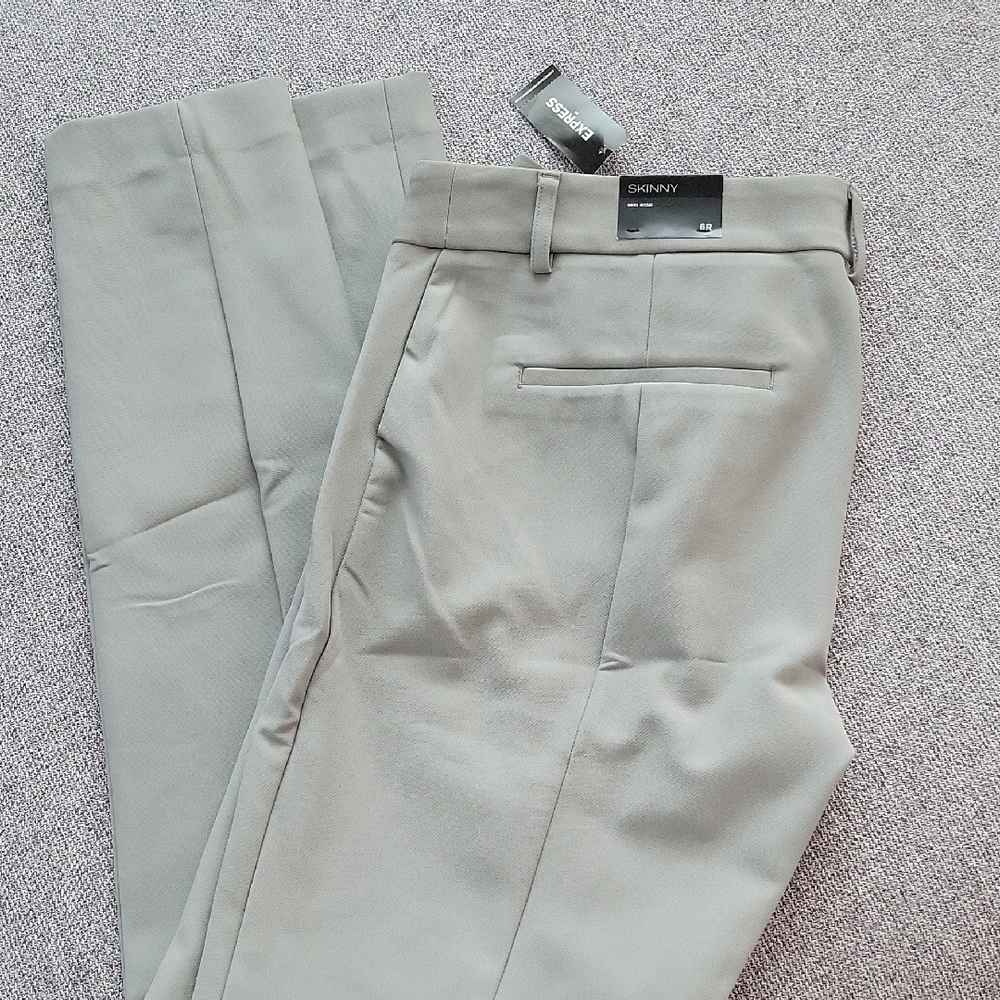 Women's Skinny Fit Gray Pants